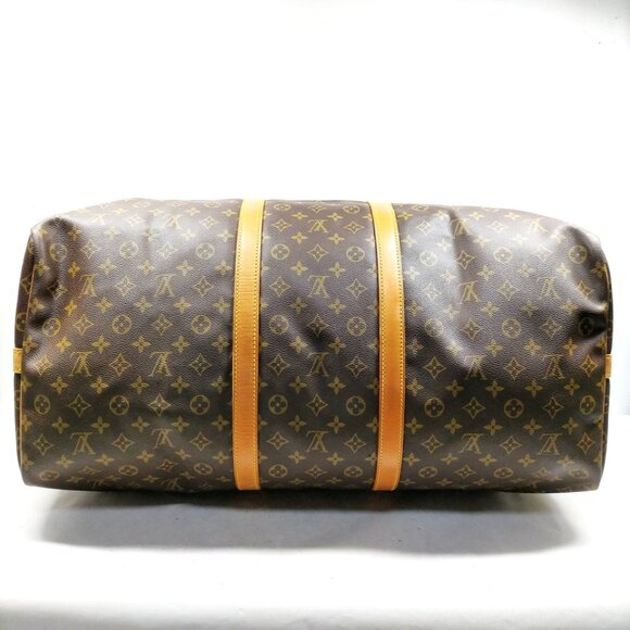 Louis Vuitton LV Boston Bag Keepall Bandouliere 60 Brown Monogram 630-052525 - Picture 5 of 13